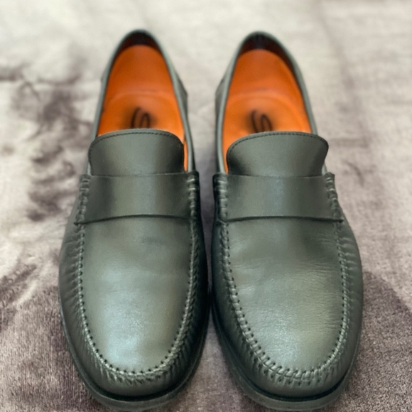 Santoni Men's Leather Loafers - Picture 2 of 7